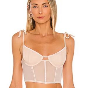 Kat The Label Femme Bustier in Almond Color